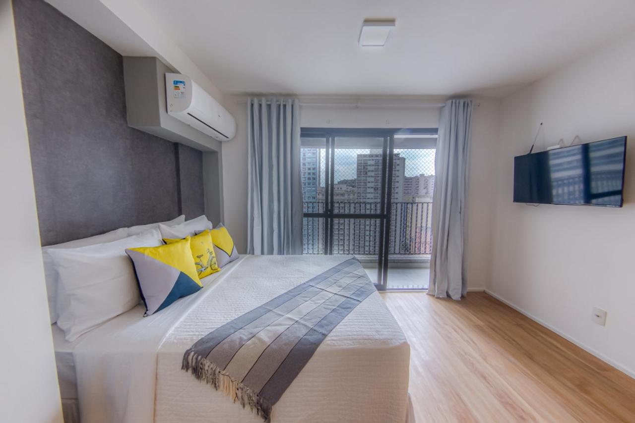 360 Suites Aurora Republica - Apartamentos Mobiliados サンパウロ エクステリア 写真