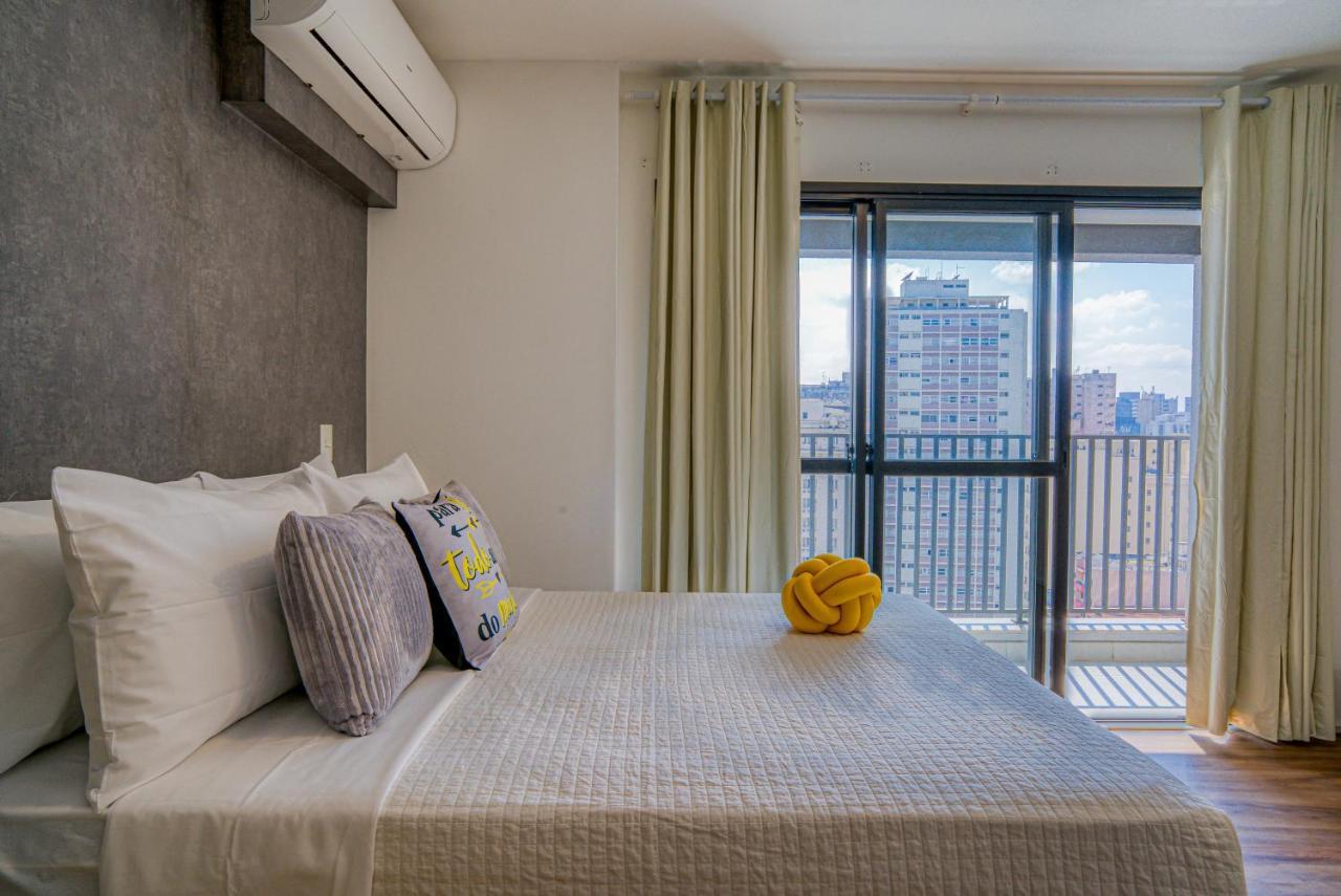 360 Suites Aurora Republica - Apartamentos Mobiliados サンパウロ エクステリア 写真