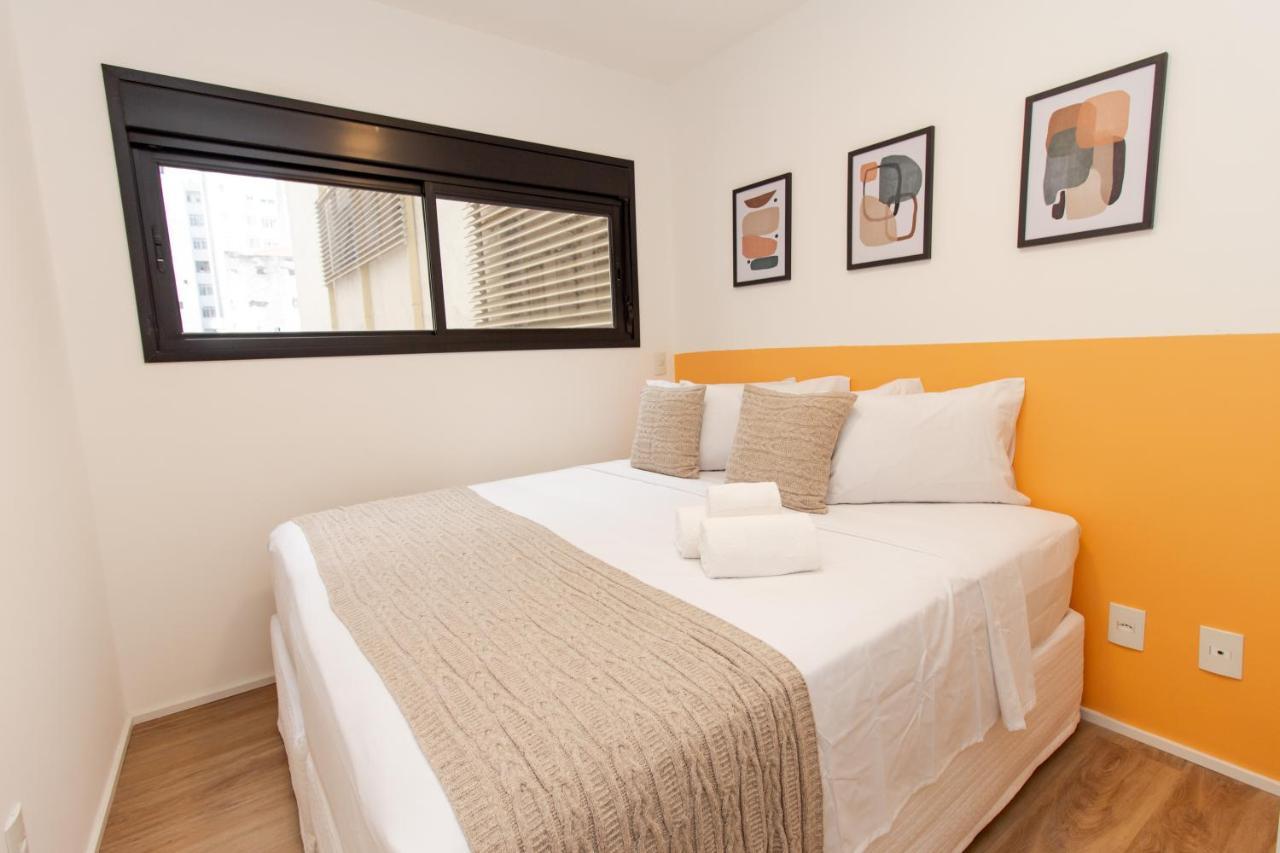360 Suites Aurora Republica - Apartamentos Mobiliados サンパウロ エクステリア 写真