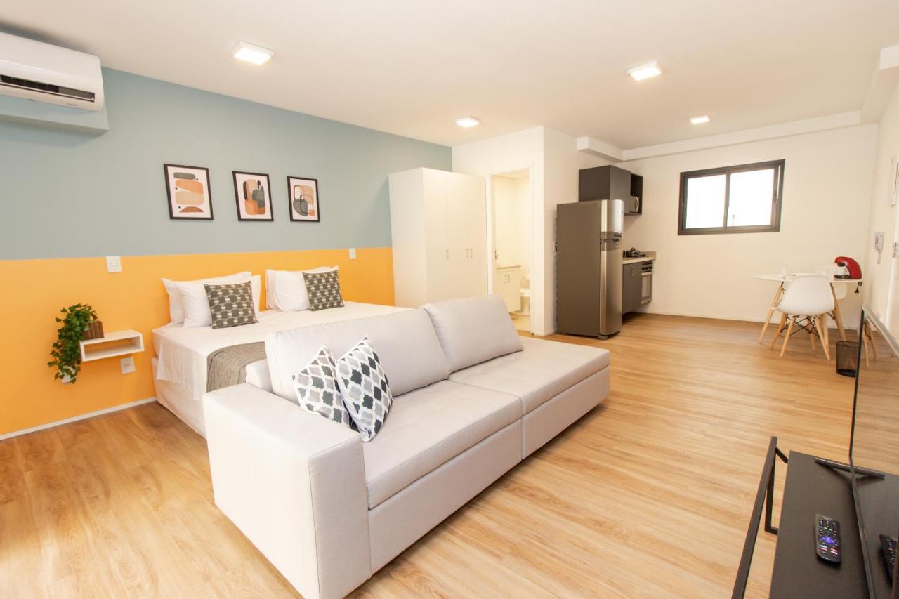 360 Suites Aurora Republica - Apartamentos Mobiliados サンパウロ エクステリア 写真