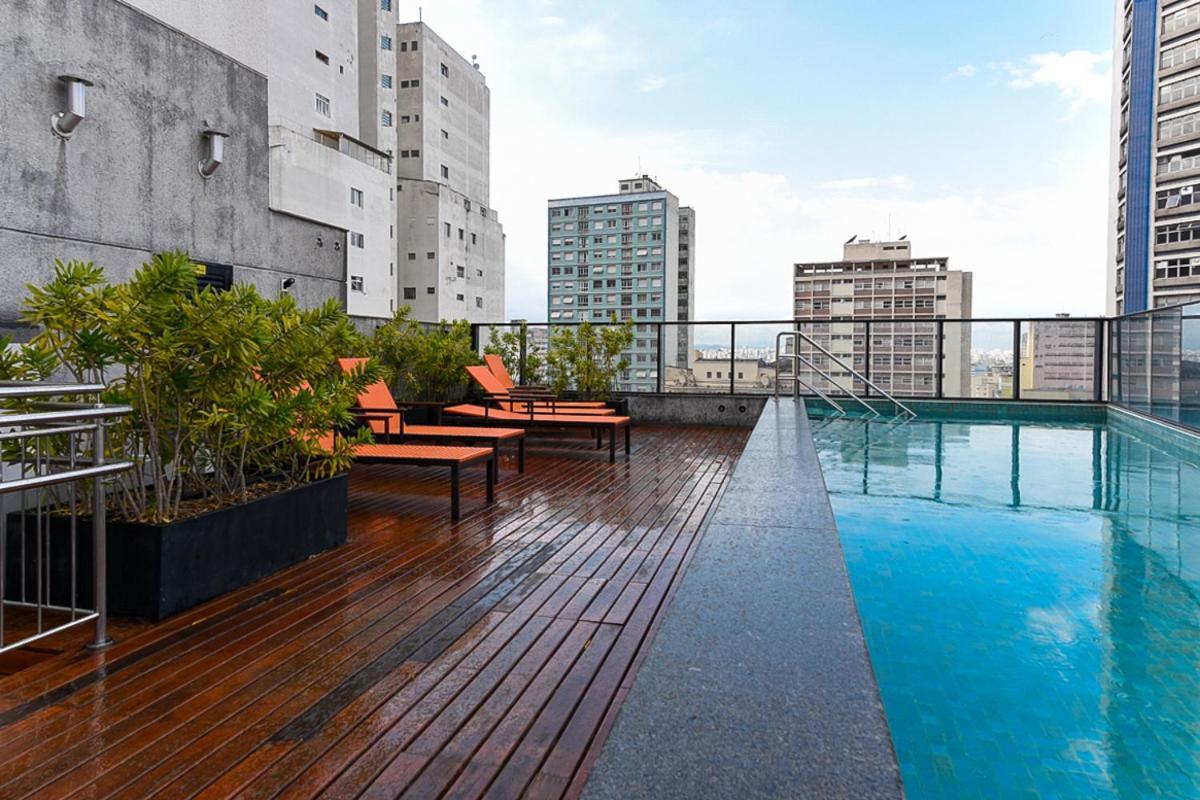 360 Suites Aurora Republica - Apartamentos Mobiliados サンパウロ エクステリア 写真
